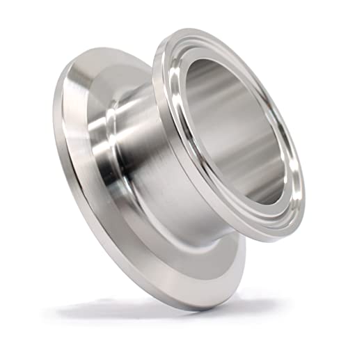 QMINOX 2 Inch × 1.5 Inch Sanitary Fitting End Cap Reducer Stainless Steel 304 Sanitary Concentric Reducer Tri Clamp Clover - Image 5