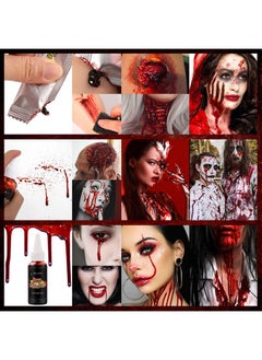 Halloween Fake Blood Makeup Kit-Fake Blood Spray 1.76Oz+Dripping Blood 1.76Oz+3 Pcs Fake Coagulated Blood 0.17Oz, Realistic Washable Special Effects Zombie Sfx Makeup Set For Vampire,Monster,Face Body - pzsku/Z8F236C9BAF6C149A37D5Z/45/_/1733729835/c0a0491b-42df-4a8d-a3c6-446a451f6292