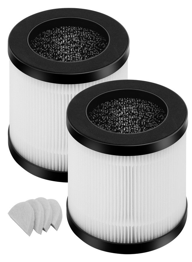 XBWW 2 Packs BW301 Replacement Filters Compatible with MORFY BW301 and AGILEBOW BW301 Air Purifi-er 3 in 1 filter with Premium Filter and Activated Carbon Fllter with Extra 4 Pieces Aroma pads - Image 1
