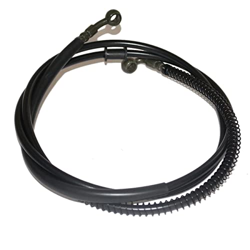 PRO BAT 70" Braided Hydraulic Brake Hose Line Pipeline For Chinese GY6 Scooter ATV Dirt Bike Go Kart 10mm Banjo Ends, Black - Image 4
