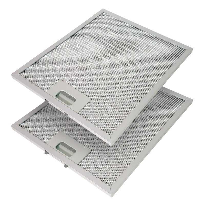 Generic Lead Home Metal Grease Filter for Cooker Hoods, 318 x 258 mm, Grease Filter with Metal Mesh for Kitchen Extractor Hoods (Pack of 2) - Image 1