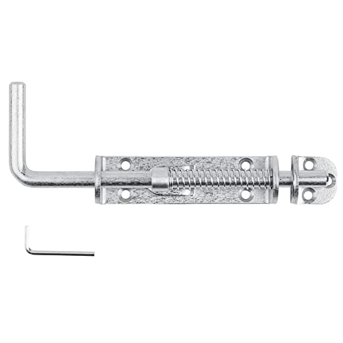 National Hardware N109-212 V1142 Spring Loaded Heavy Duty Sliding Bolt Zinc - Image 1