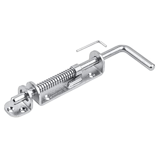 National Hardware N109-212 V1142 Spring Loaded Heavy Duty Sliding Bolt Zinc - Image 2