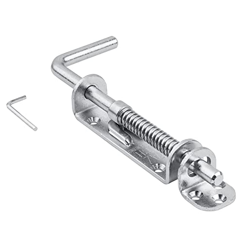 National Hardware N109-212 V1142 Spring Loaded Heavy Duty Sliding Bolt Zinc - Image 3