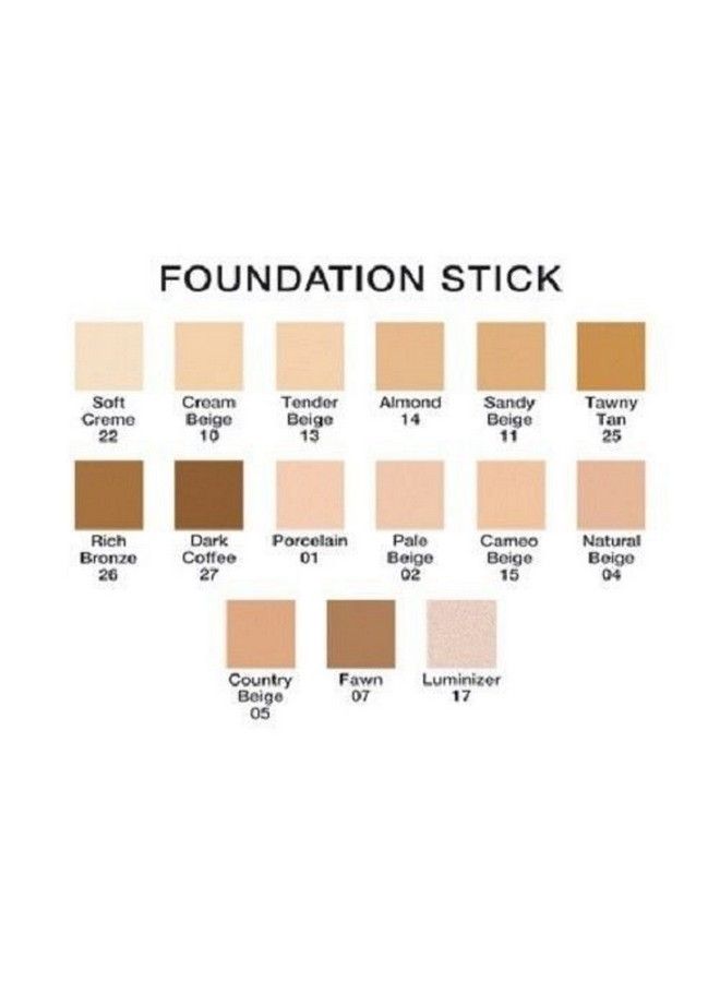 ProBeautyCo أساس عصا طيف واسع SPF 15 كريم أساس تغطية كاملة قاعدة مكياج تنزلق ككريمة وتتحول إلى لمسة نهائية مطفية رائعة لجميع أنواع البشرة (بيج طبيعي) - Image 5