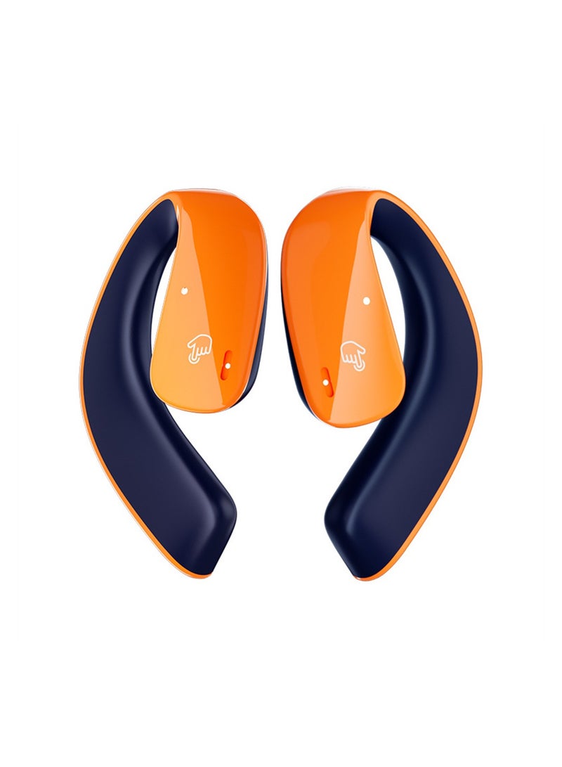 Captaintech Wireless Open Ear Headphones with IPX5 Waterproof and Secure Fit for Running and Walking True Sound Experience - Image 1