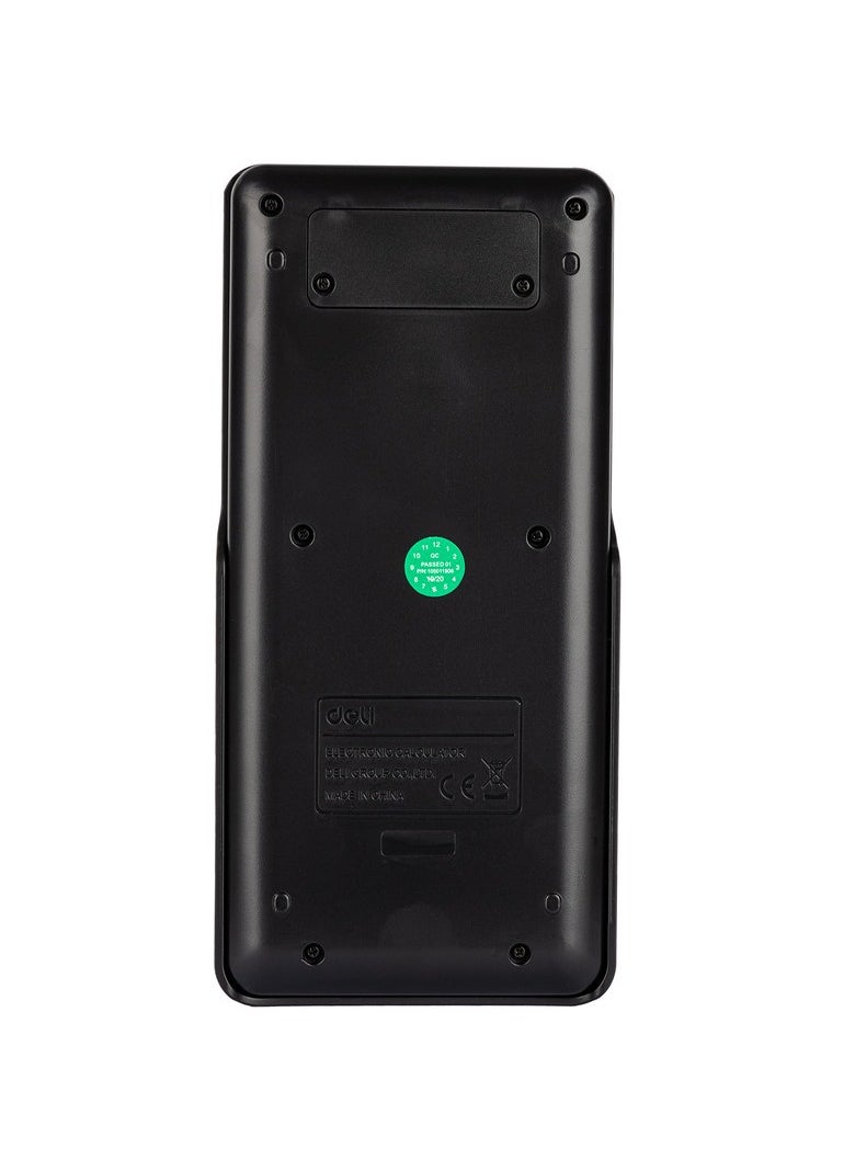 Deli Deli ED82ES Scientific Calculator Black | 10+2 Digits | Solar & LR44 Powered | 252 Functions for Advanced Math and Science  - Image 3