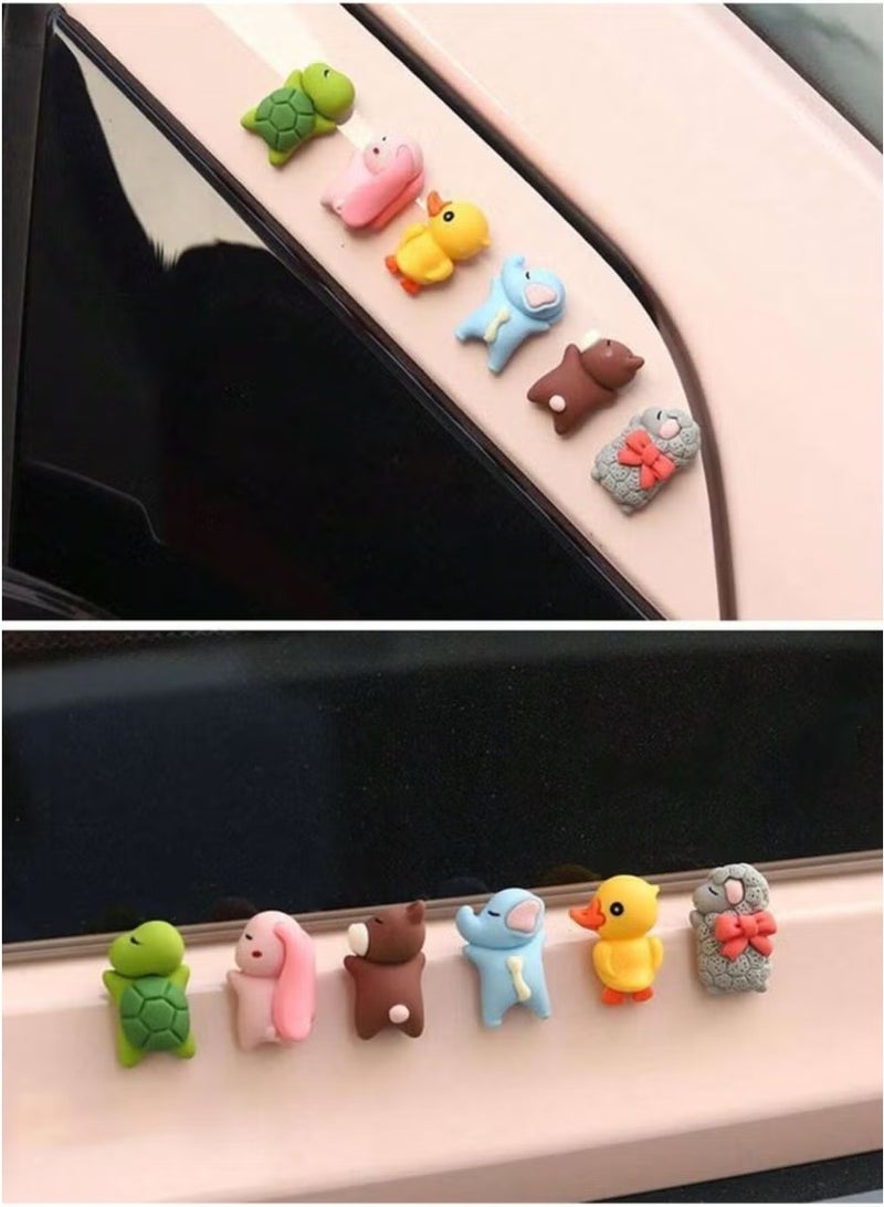 Ailily 6pcs Car Decorations Different Animals Cute Looking  - Image 5