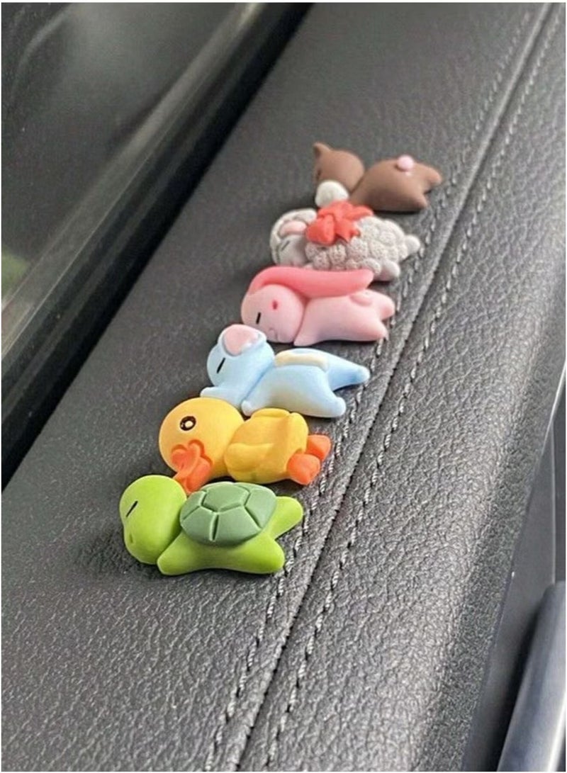 Ailily 6pcs Car Decorations Different Animals Cute Looking  - Image 4