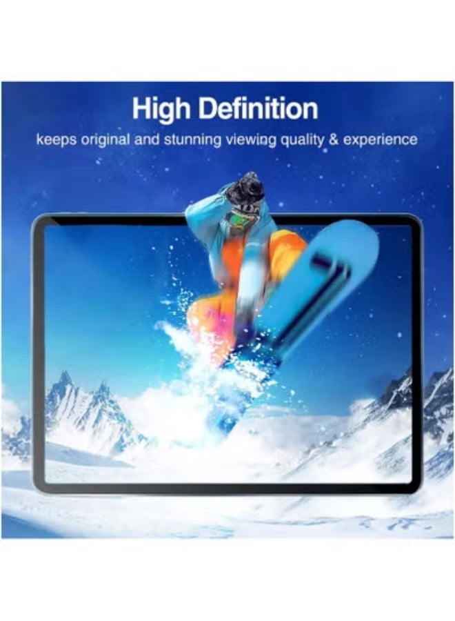 عبوة واحدة من واقي شاشة زجاجي مقوى ممتاز لجهاز iPad الجيل الحادي عشر 11 بوصة (2025، A16) وجهاز iPad الجيل العاشر 10.9 بوصة (2022) - فائق الوضوح، صلابة 9H، مقاوم لبصمات الأصابع، خالٍ من الفقاعات، متوافق مع A3354/A3355/A3356/A2696/A2757/A2777 - Image 2