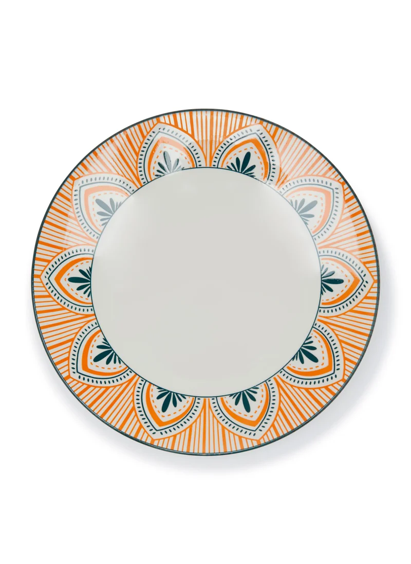 سيمبلي كيتشن Floral Mm Kori Jhallar Ceramic Dinner Plate