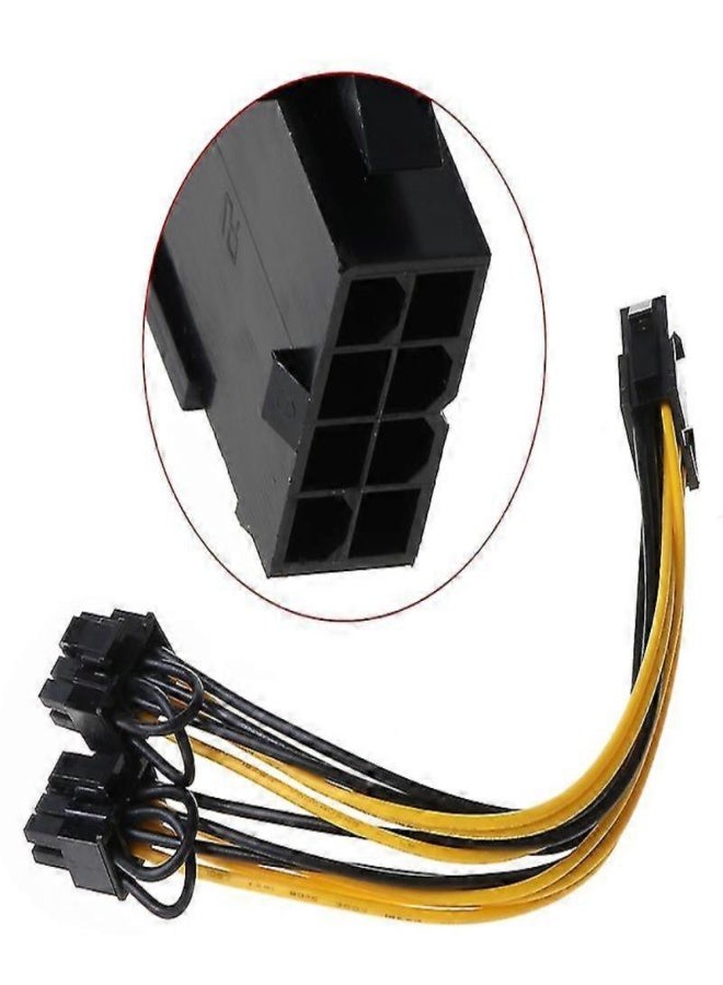 Cpu Gpu Graphics Card Adapter Cable Cpu 8 Pin To 8 Pin Pci-e Power Cord 25cm - Image 2