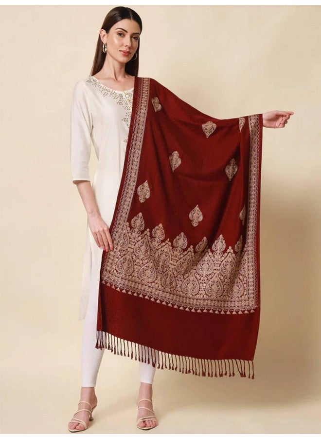 Pashmoda His and Her Gift Set of Kaani shawls With Wooden Gift Box - Image 5