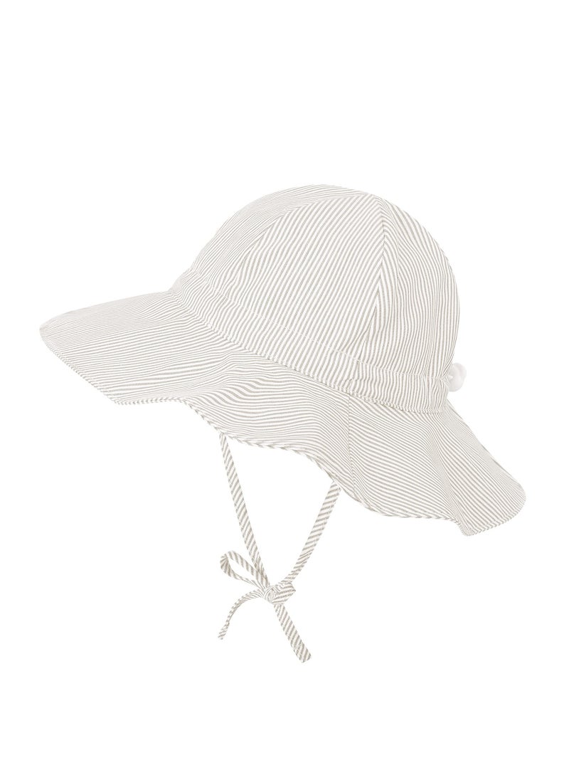 Excefore - Baby Sun Hat, Infant Wide Brim Beach Hat, UPF 50+ Summer Bucket Hat, Suitable for 2-4T Baby Boy Girls(L) - Image 1