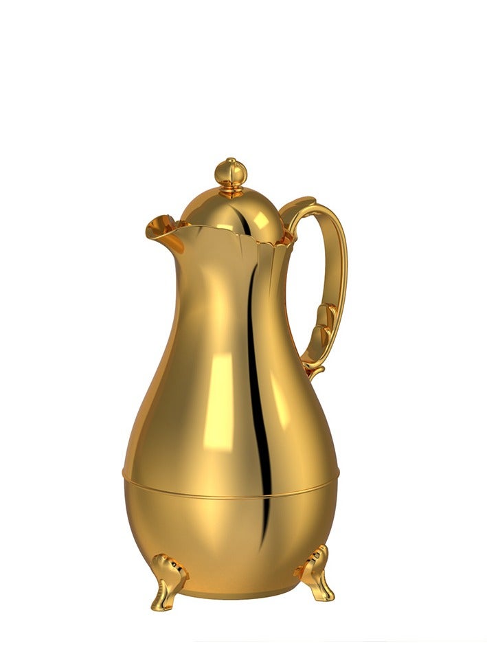 Vacum Thermal Pot 1L Coffee Pot Thermos Flask Heat Insulated Water Kettle Arabic Style Large Capacity Middle Eastern Style - Image 3