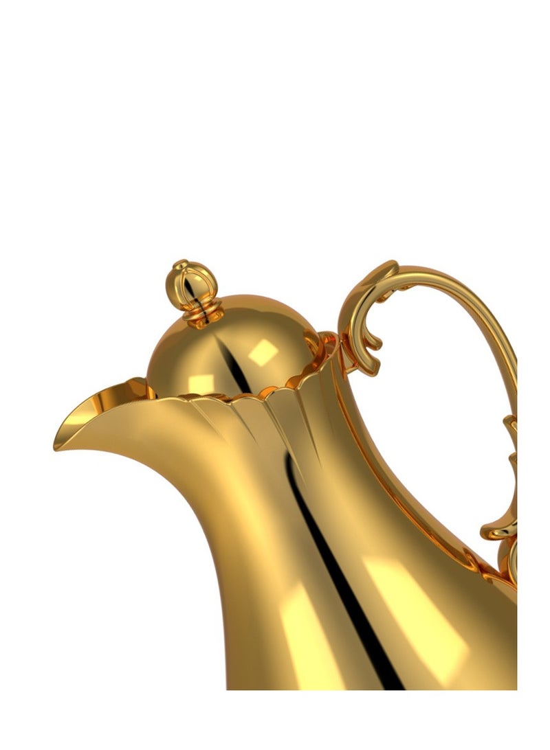 Vacum Thermal Pot 1L Coffee Pot Thermos Flask Heat Insulated Water Kettle Arabic Style Large Capacity Middle Eastern Style - Image 2