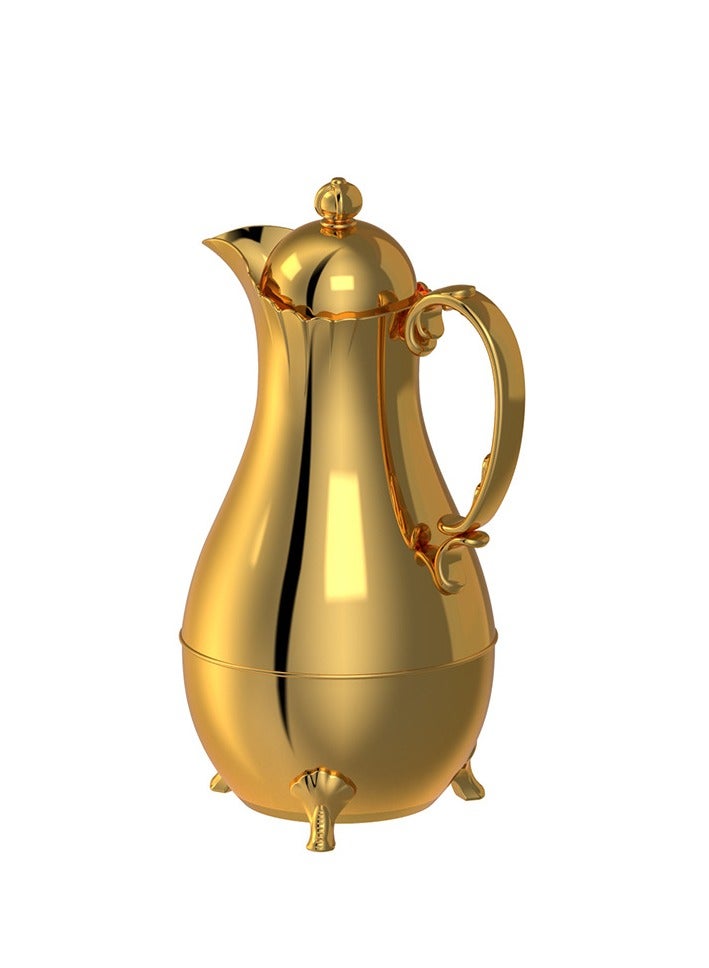 Vacum Thermal Pot 1L Coffee Pot Thermos Flask Heat Insulated Water Kettle Arabic Style Large Capacity Middle Eastern Style - Image 4