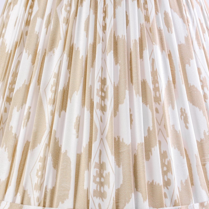 GO&SO GOSO Small Pleated Art Deco Lamp Shades 1 Pack -5 *9*6.4 in Vintage Barrel Shade Bell MIni Multi-Floral Lampshades for Table Lamps Wall Lamps,Spider Lamp Shade Replacement Fabric-No Assembly Required - Image 3