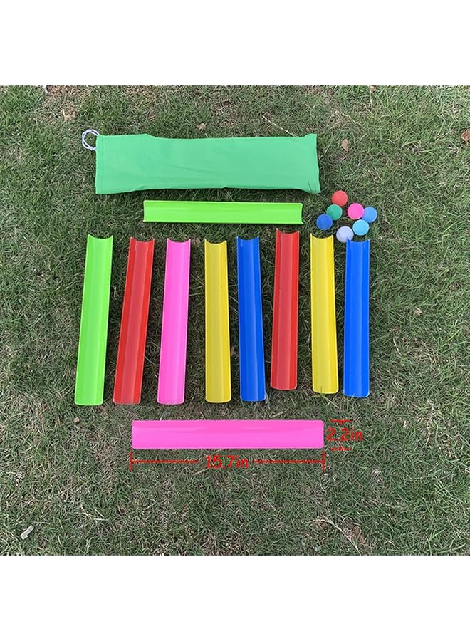 Team Building Activities: Pipeline Challenge Game Construction Game Includes 10.5 Tubes 1 Golf Ball 6 Table Tennis Balls Storage Bag Suitable For Child Teen Adult - Image 3