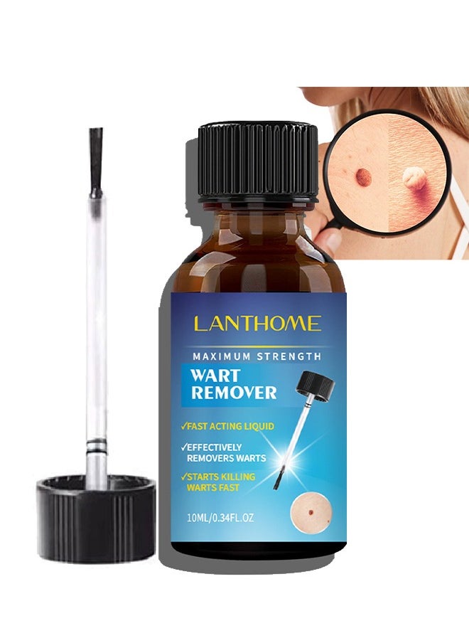 لانثوم مزيل الثآليل - مزيل الثآليل الجل سريع المفعول - تجميد الثآليل سريع المفعول - إزالة الثؤلول للثؤلول الأخمصي ، الثؤلول التناسلي ، الثآليل H ، الثؤلول الشائع ، الثؤلول المسطح ، الذرة ، الكالس ، الثآليل ، مزيل الثآليل الأخمصية للأقدام 10 مل  - Image 1