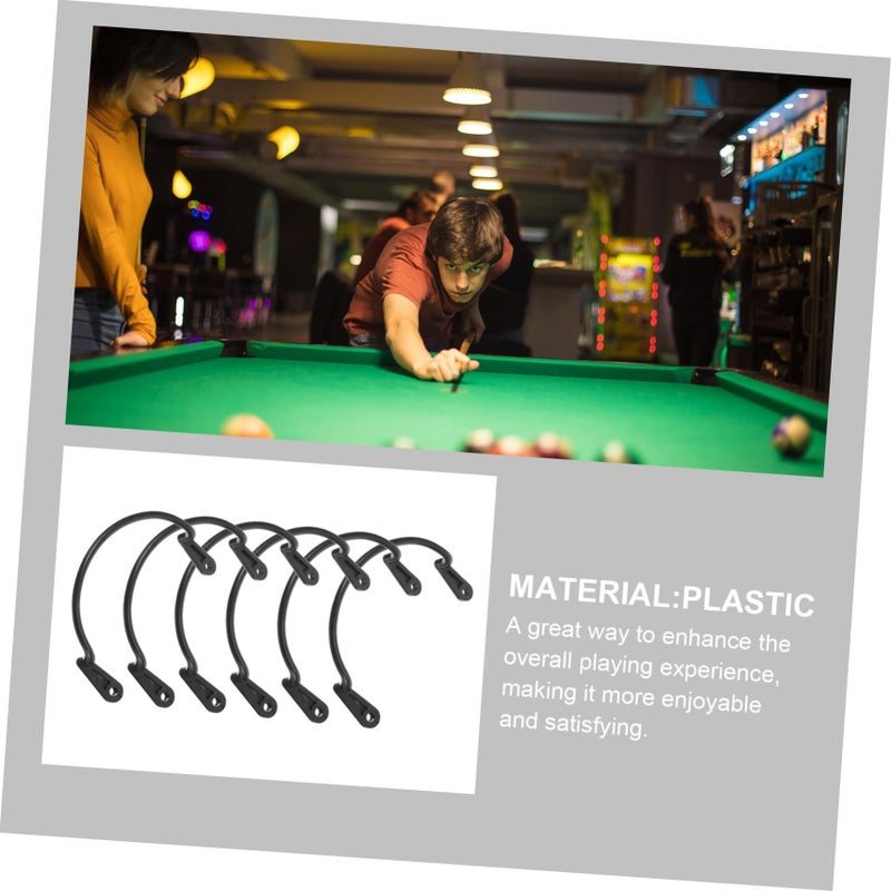 6 Pcs Pool String Holder Billiards Snooker Accessories With Plastic Construction For Game Room - Image 5