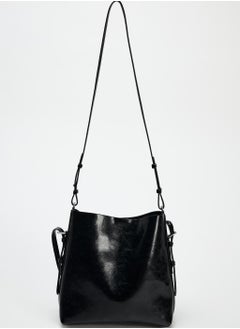 Zara Double strap bucket bag Single shoulder tote bag  - Image 4