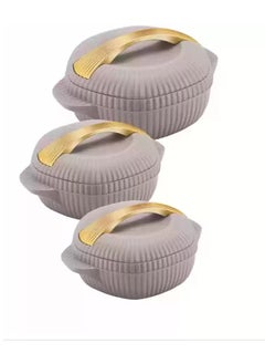 Milton 3-Piece Food Storage Set – Plastic & Stainless Steel – Large Capacity (1000ml, 1500ml, 2500ml)  - Image 1