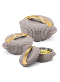 Milton 3-Piece Food Storage Set – Plastic & Stainless Steel – Large Capacity (1000ml, 1500ml, 2500ml)  - Image 2