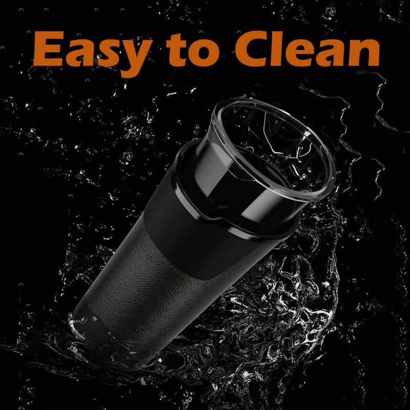 LoopTime Leakproof Car Trash Can,Mini Car Trash Bin for SUV and Truck,Small Removable Liner Cars Garbage Can,Waterproof Automotive TrashCan for Vehicle,Home,Office,Multipurpose,Easy to Clean (Black 2) - Image 3