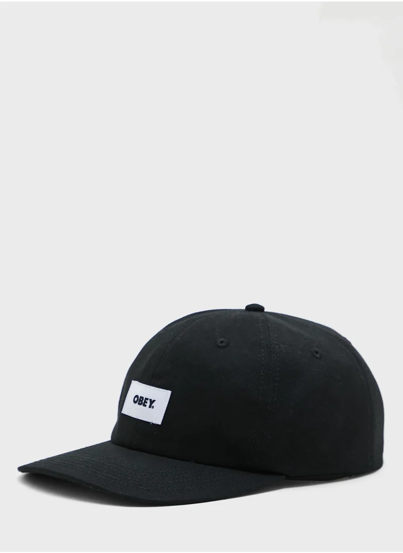 OBEY Bold Label Organic 6 Panel Cap