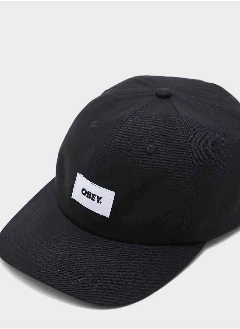 OBEY Bold Label Organic 6 Panel Cap