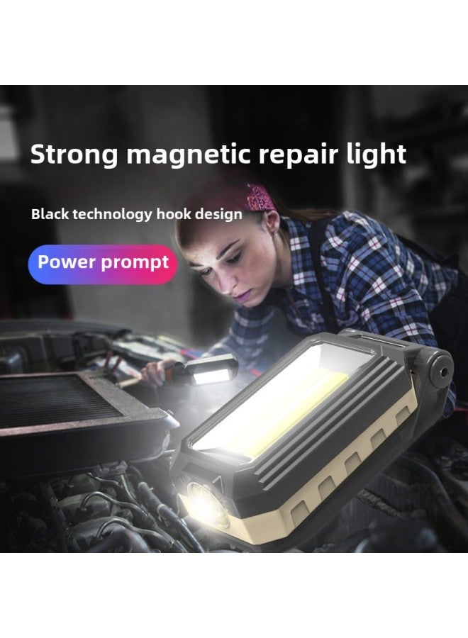 Loquat LED Work Light Auto Repair Light Charging Maintenance Light Multi-function Lighting Outdoor Super Bright Strong Magnetic Flashlight-Product Specifications:W559-8 Work Lamp 【without Vehicle Charger】】 - Image 2