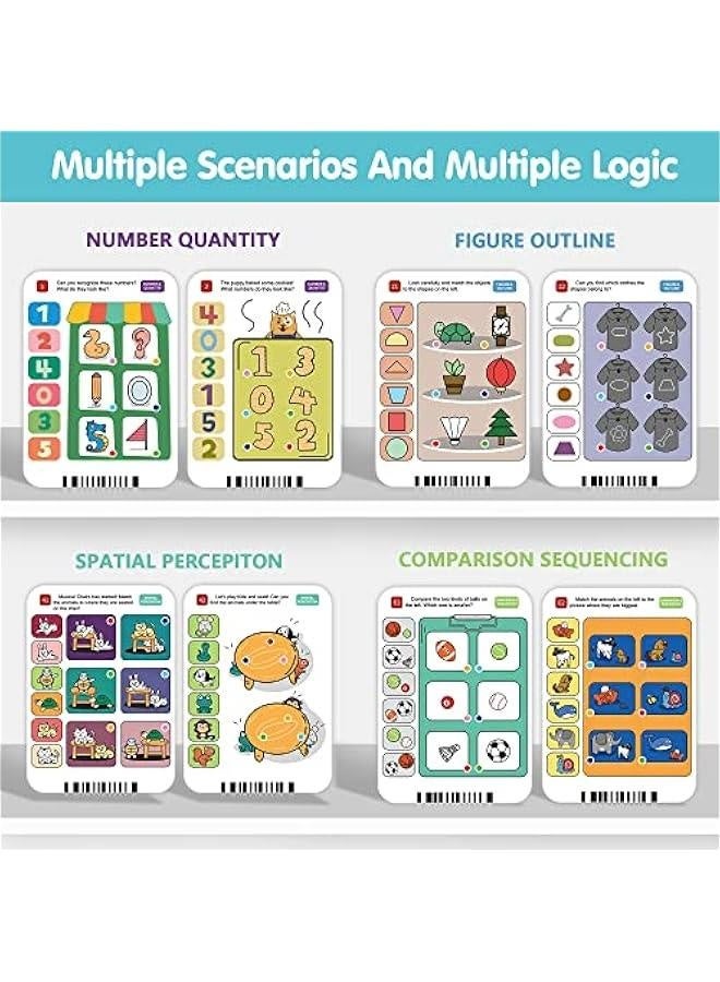 Kids Electronic Interactive Learning Educational Toy, Preschool Learning for Kindergarten Homeschool Classroom Elementary School, Logic Thinking Cards for 4 5 6 7 8 Year Old Boys Girls - Image 3