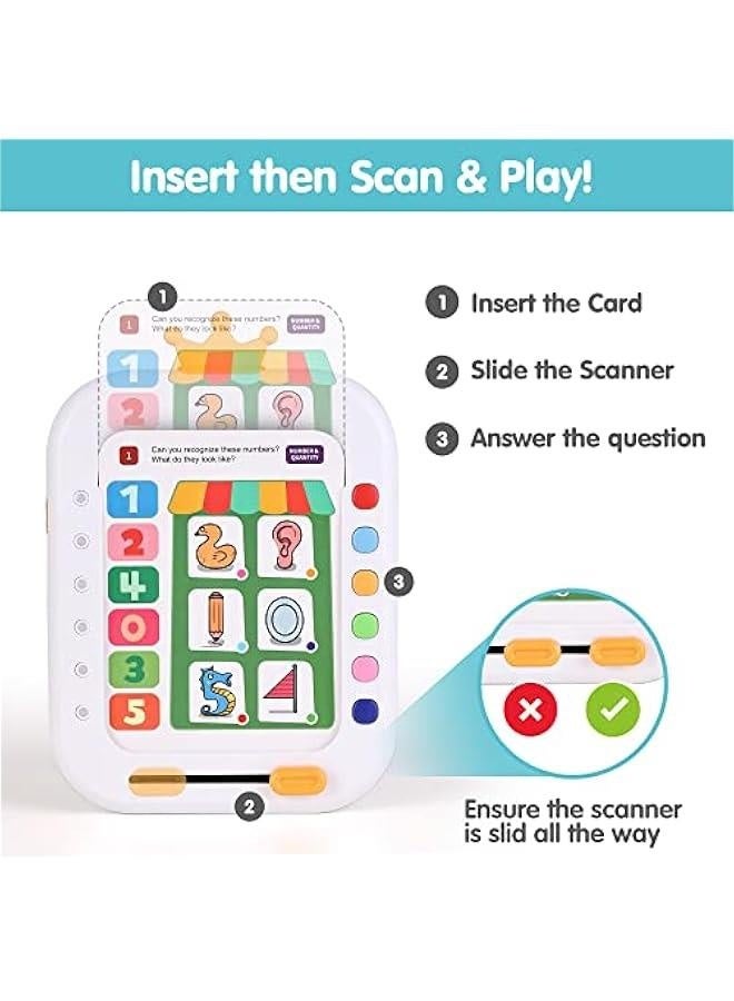Kids Electronic Interactive Learning Educational Toy, Preschool Learning for Kindergarten Homeschool Classroom Elementary School, Logic Thinking Cards for 4 5 6 7 8 Year Old Boys Girls - Image 4