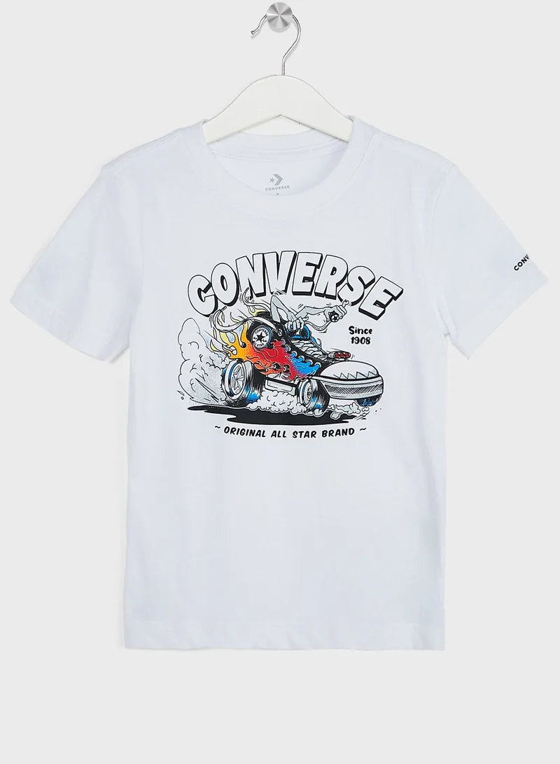 CONVERSE Kids Flaming Chuck Mobile T-Shirt