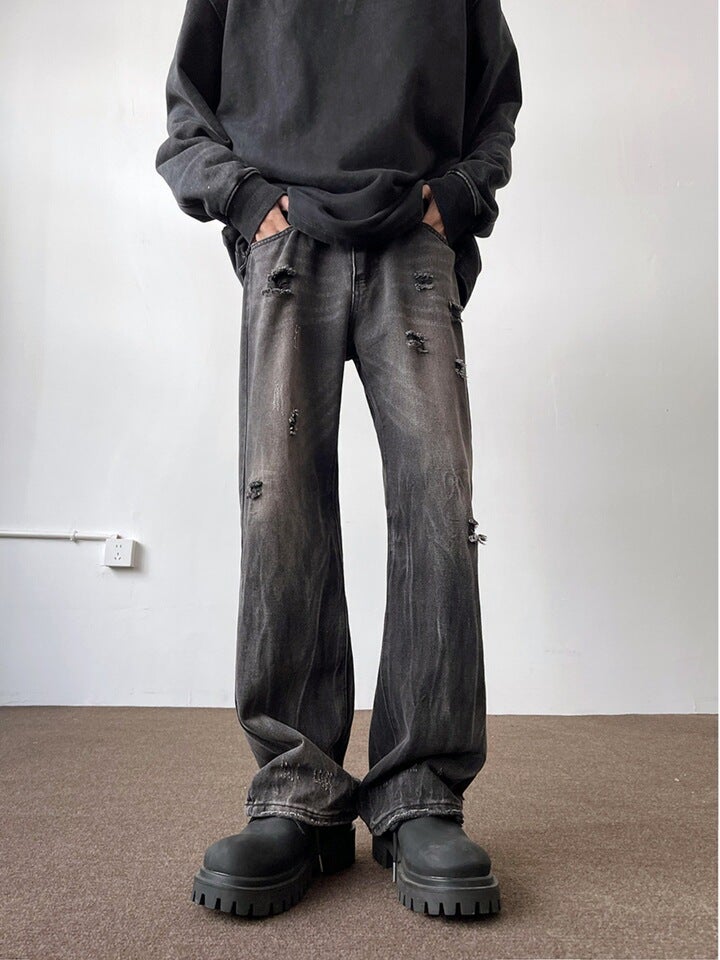 Unisex Casual Daily Denim Jeans - Image 1