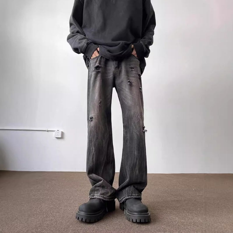 Unisex Casual Daily Denim Jeans - Image 2