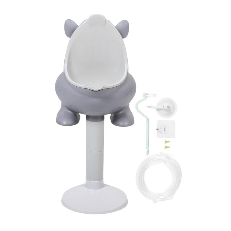 Adjustable Height Wall Mounted Potty Training Urinal for Boys with Removable Bowl - Image 2