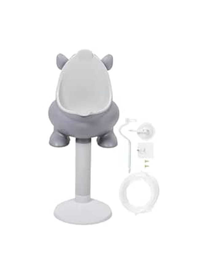 Adjustable Height Wall Mounted Potty Training Urinal for Boys with Removable Bowl - Image 1