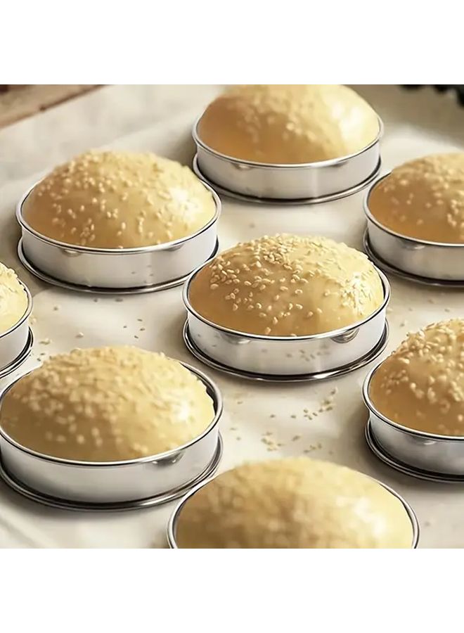 Heavy Duty 304 Stainless Steel 6pcs Pancake Scone Pan Set Non Stick Baking Griddle - Image 5