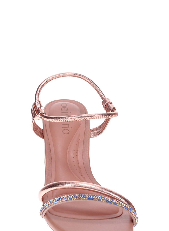 Beira Rio Embellished Flat Thong Sandals - Image 4