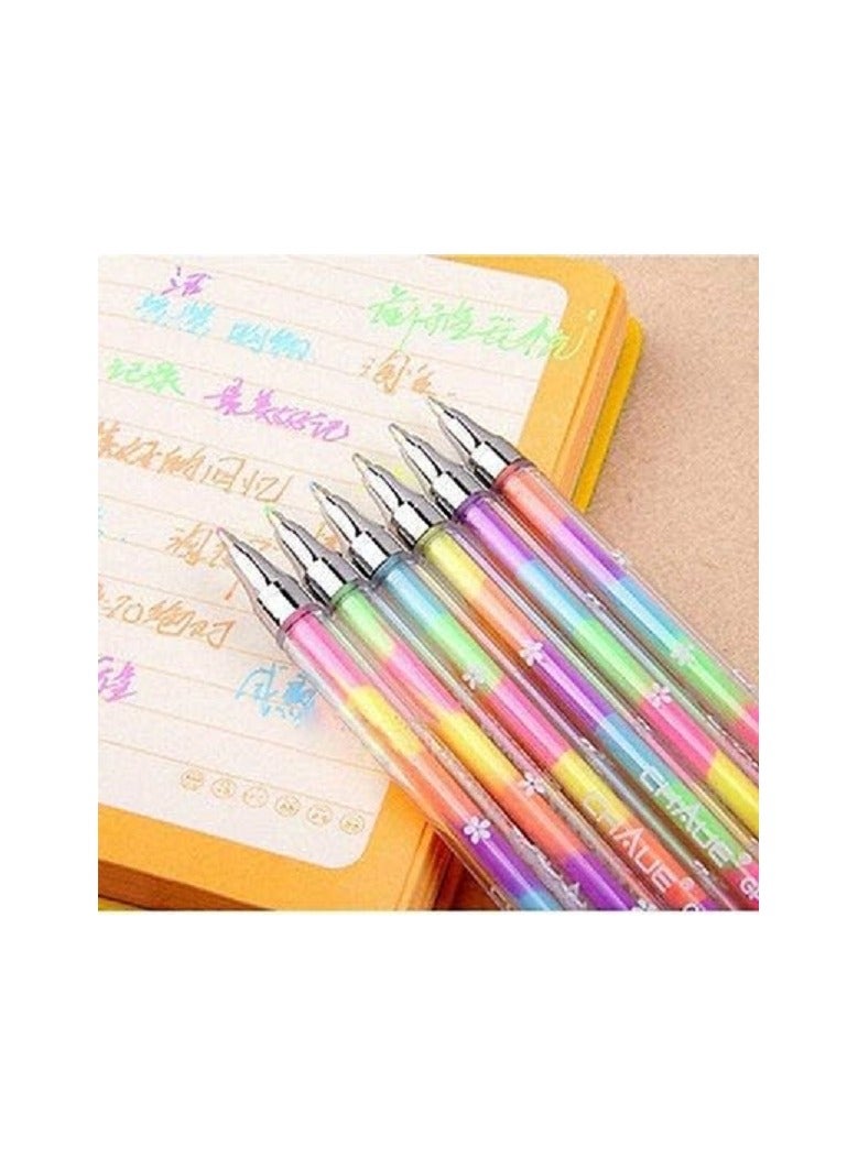 Generic Rainbow Diamond Pens, Colorful Gel Pens, Multicolor Pen, 3 Pack  - Image 3