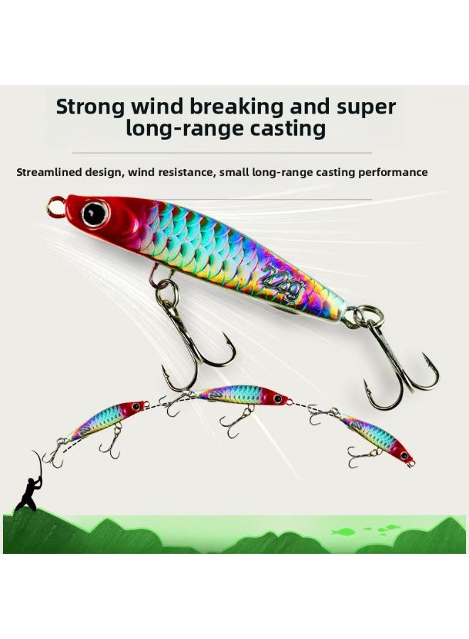Generic 5-Piece Fishing Lure Kit for Bass, Hard 3D Eye Topwater Swimbaits, Crankbaits, Poppers & Spoons with Realistic Body and Sharp Hooks  - Image 2