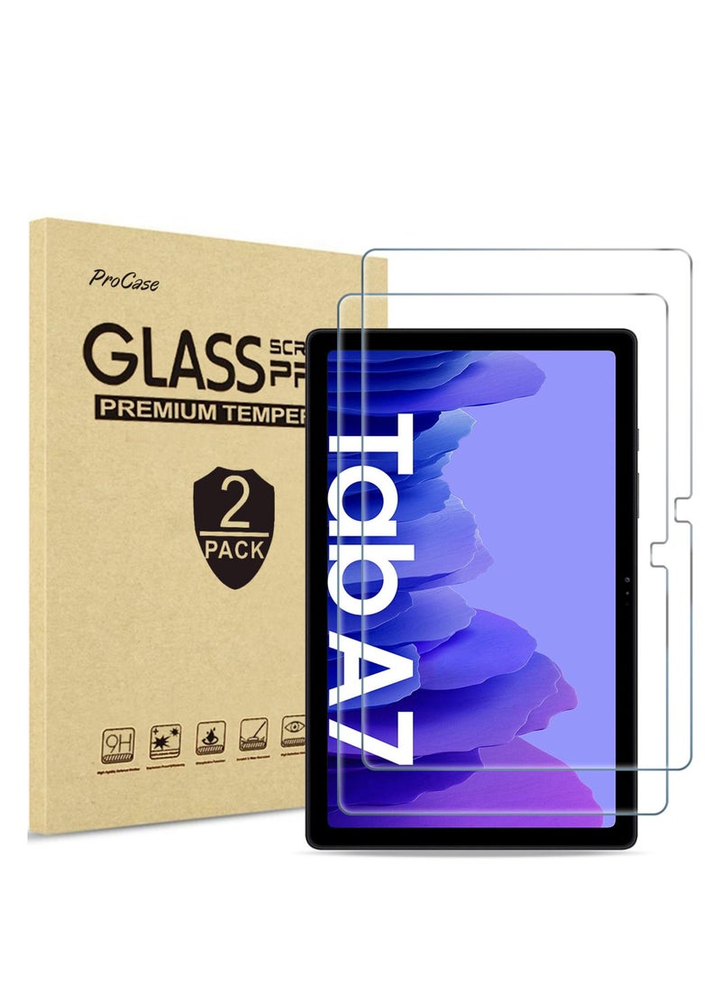 Procases 2 Pack Galaxy Tab A7 10.4 Screen Protector 2022 2020 Sm T503 T500 T505 T507 Tempered Glass Screen Film Guard For 10.4 Inch Galaxy Tab A7 Tablet - Image 1