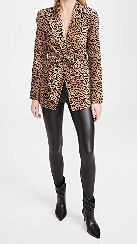 Yummie womens Faux Leather Shaping Legging Hosiery, Black, Small US - Image 5