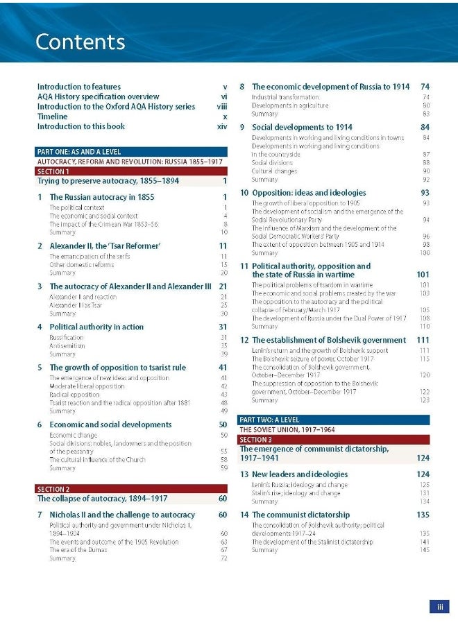 Oxford AQA History for A Level: Tsarist and Communist Russia 1855-1964 Student Book Second Edition  - Image 2
