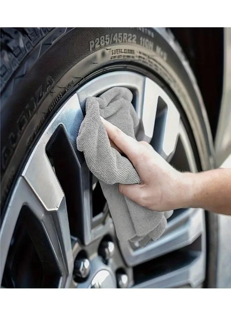 بيتوبي مجموعة مناشف الألياف الرمادية فائقة الدقة - 10 مجموعات - سوبر امتصاص المياه و متعددة الأغراض - لا يستطيع - منشفة الألياف فائقة الدقة ، منشفة تنظيف ، منشفة المطبخ ، منشفة الحمام ، منشفة السيارة ، منشفة زجاجية ، منشفة رمادية ، منشفة متعددة الأغراض ، منشفة لا تستطيع تحمل. - Image 5