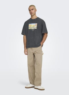 Only & Sons Onsdevin Crew Neck T-Shirt  - Image 4