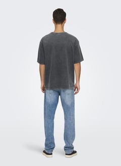 Only & Sons Onsdevin Crew Neck T-Shirt  - Image 2