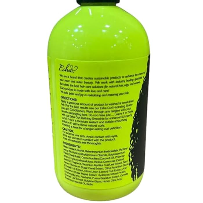 Esha Girl Natural 3C & 4C Curl Shampoo - Customized Care for Distinctive Curls, Gentle, Cruelty Free, Plant Based Nourishment - Captivating Tropical Ocean Scent - Embrace Healthy, Vibrant Hair | 12 Oz - Image 3